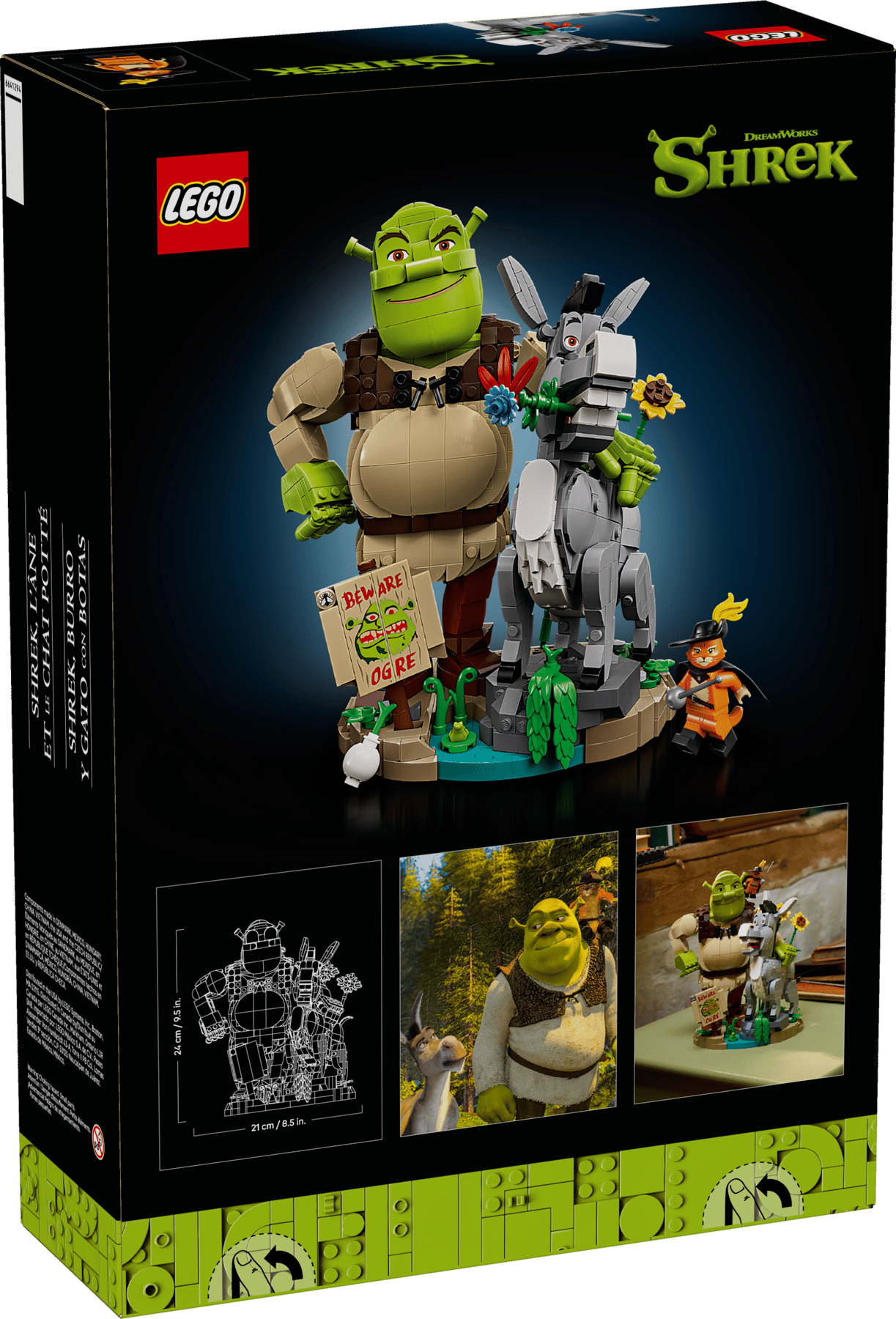 LEGO 72423 Other Shrek, Donkey & Puss in Boots | 1403 PCS