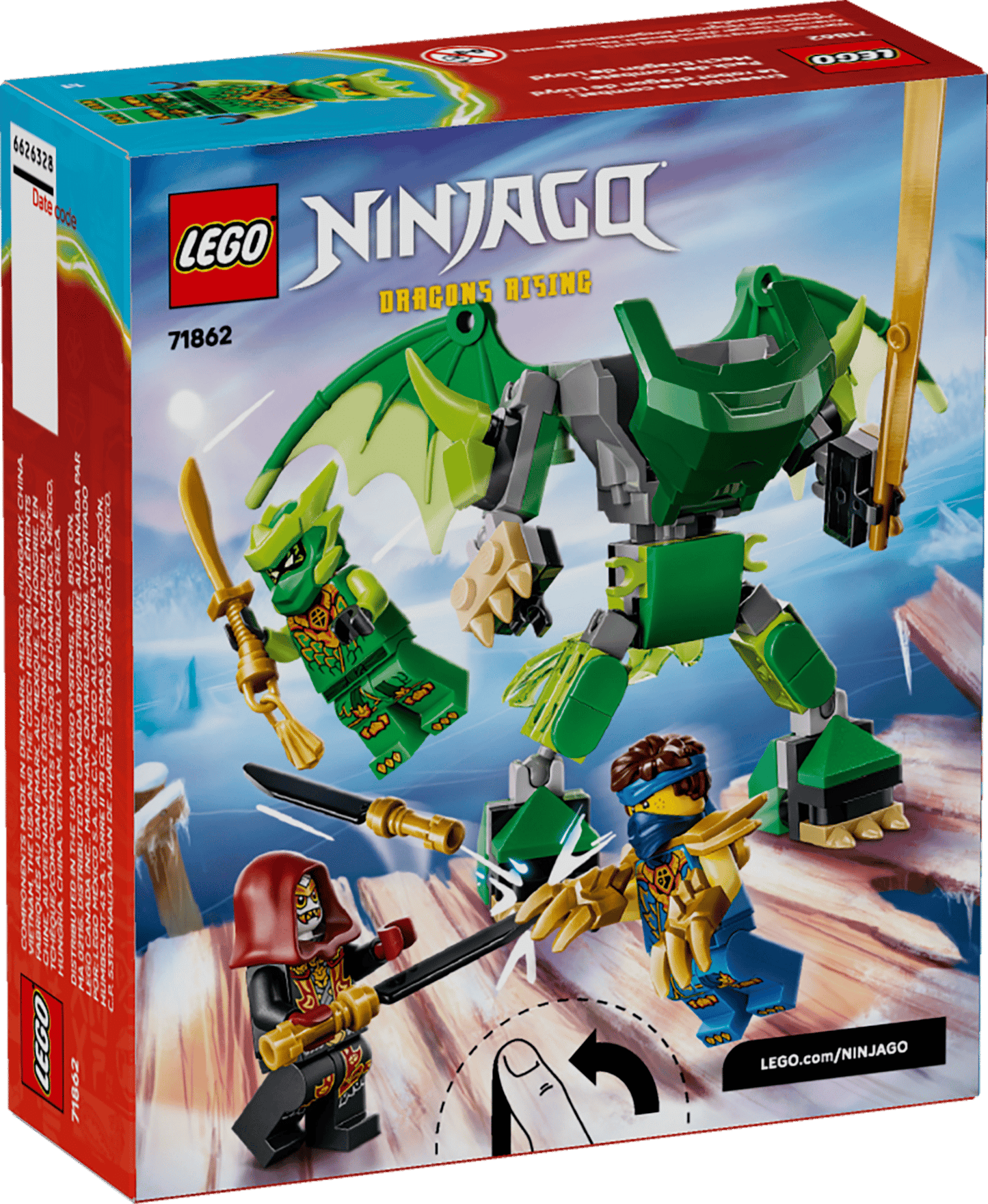LEGO 71862 Ninjago Lloyd's Dragon Mech Battle Pack | 81 PCS