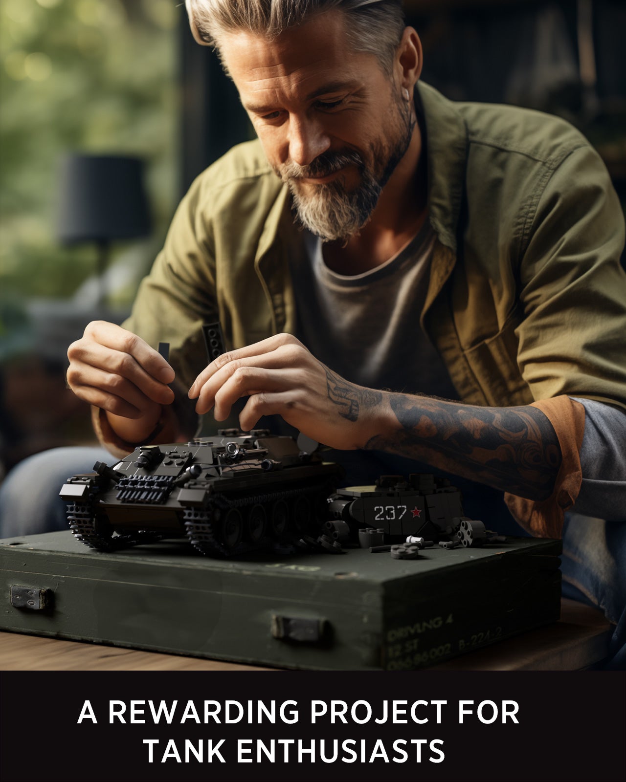 Nifeliz NF10270 T34/85 Tank Building Set | 818 PCS