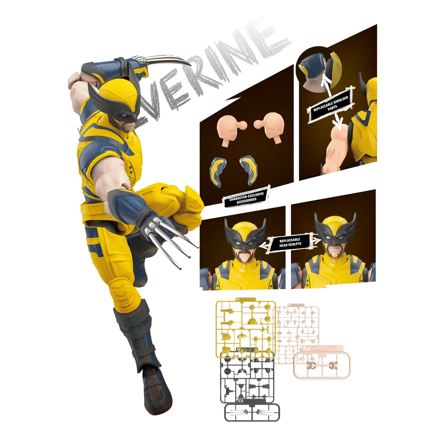 Blokees Marvel 81117 Champion Class Infinity Saga Wolverine