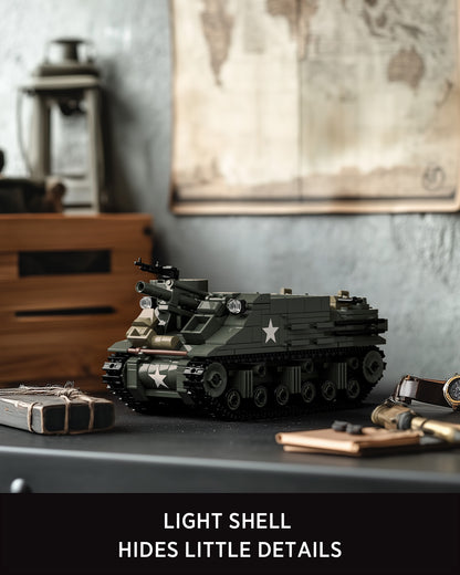 Nifeliz NF10336 M7 Priest Tank Model Building Set | 646 PCS
