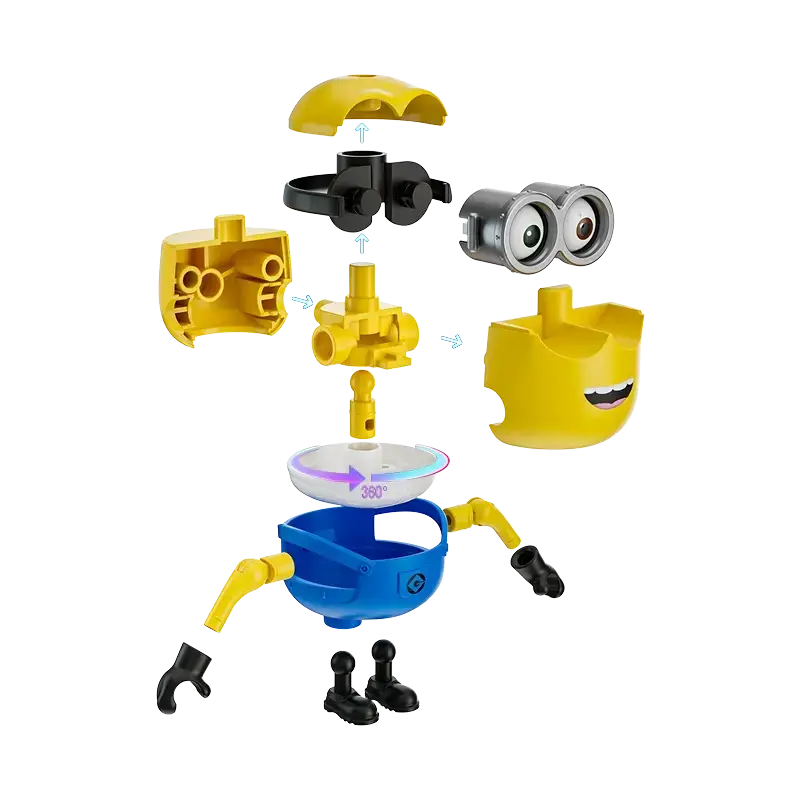 Blokees Minions 74835-74838 preCOOL Jelly Factory Series