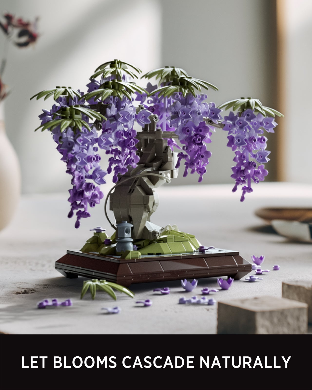Nifeliz NF10372 Wisteria Bonsai Tree Building Set | 737 PCS