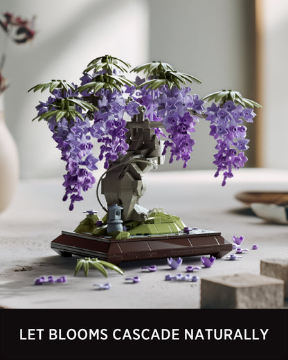 Nifeliz NF10372 Wisteria Bonsai Tree Building Set | 737 PCS