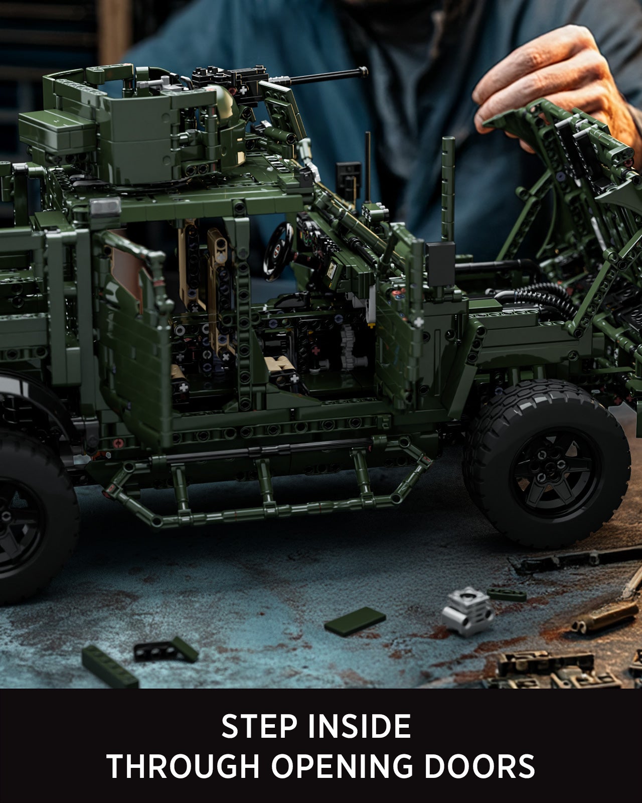 Nifeliz NF10341 M-ATV Military Building Set | 3489 PCS