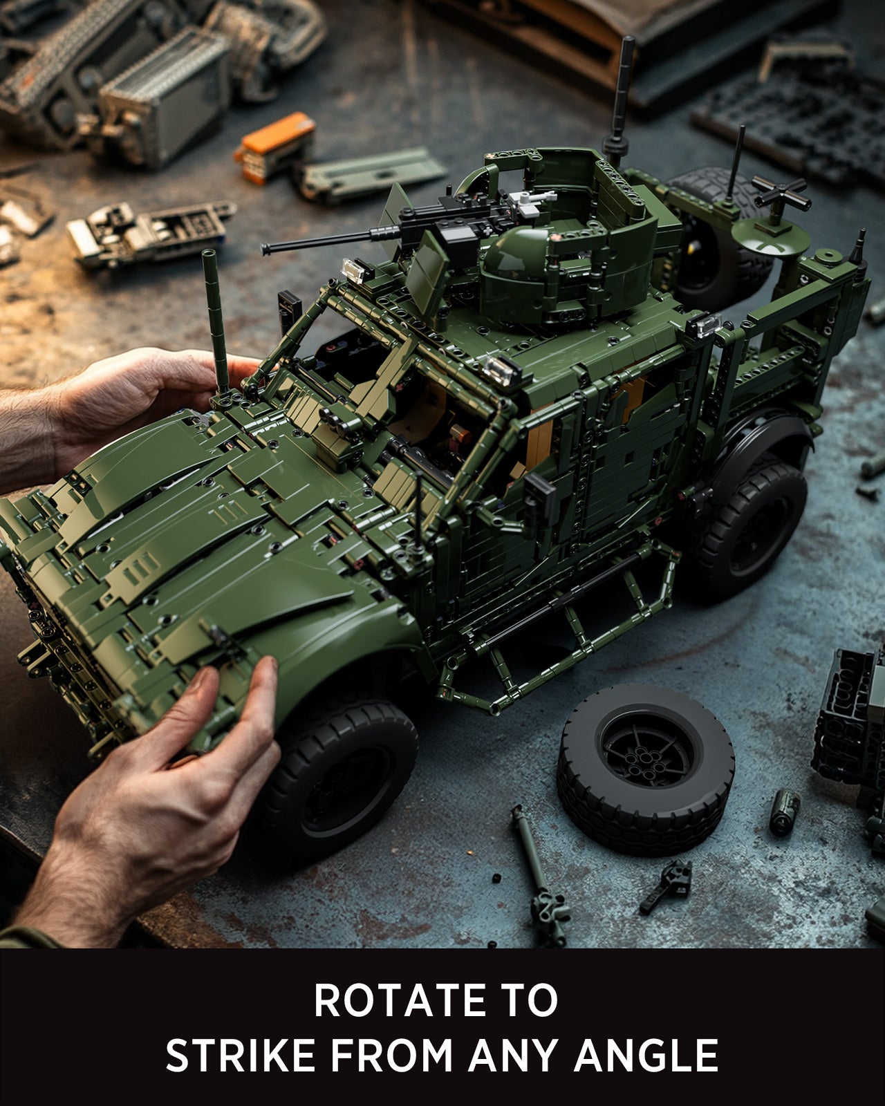 Nifeliz NF10341 M-ATV Military Building Set | 3489 PCS