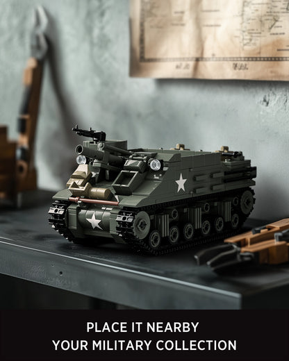 Nifeliz NF10336 M7 Priest Tank Model Building Set | 646 PCS