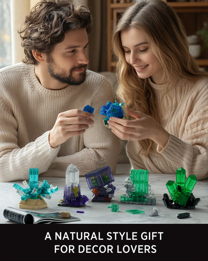 Nifeliz NF10363 Cool Tone Rock Building Set | 651 PCS