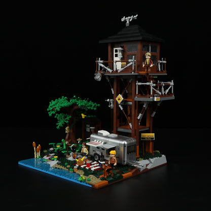 Lumibricks F9022 V2.0  Lookout Campground Building Toy Set | 1429 PCS