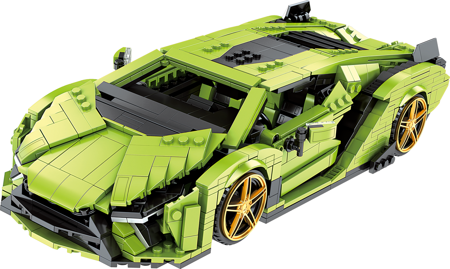 Mould King 10011S Italian Bull SAI Sports Car Building Toy Set | 1249 PCS