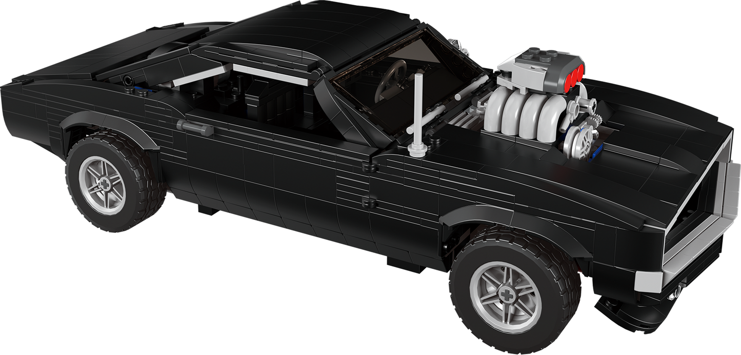 Mould King 10028 Charger American Muscle Car Building Toy Set | 1439 PCS
