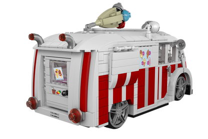 Mould King 10039 Ice Cream Truck Building Toy Set | 1078 PCS