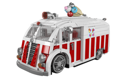 Mould King 10039 Ice Cream Truck Building Toy Set | 1078 PCS