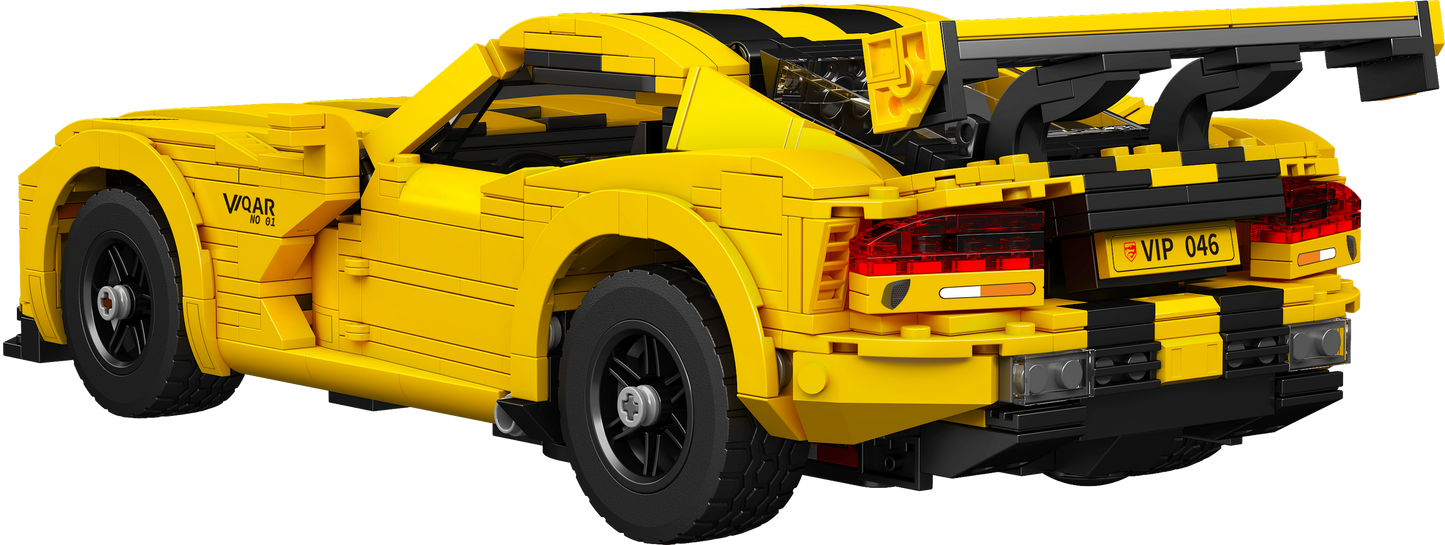 Mould King 10046S D. Viper Sports Car Building Toy Set | 1373 PCS