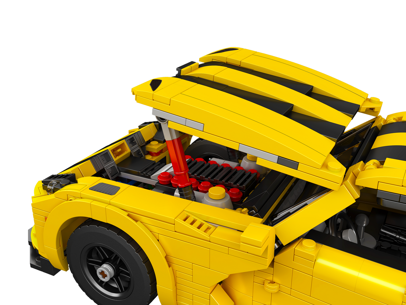 Mould King 10046S D. Viper Sports Car Building Toy Set | 1373 PCS