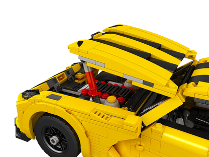 Mould King 10046S D. Viper Sports Car Building Toy Set | 1373 PCS