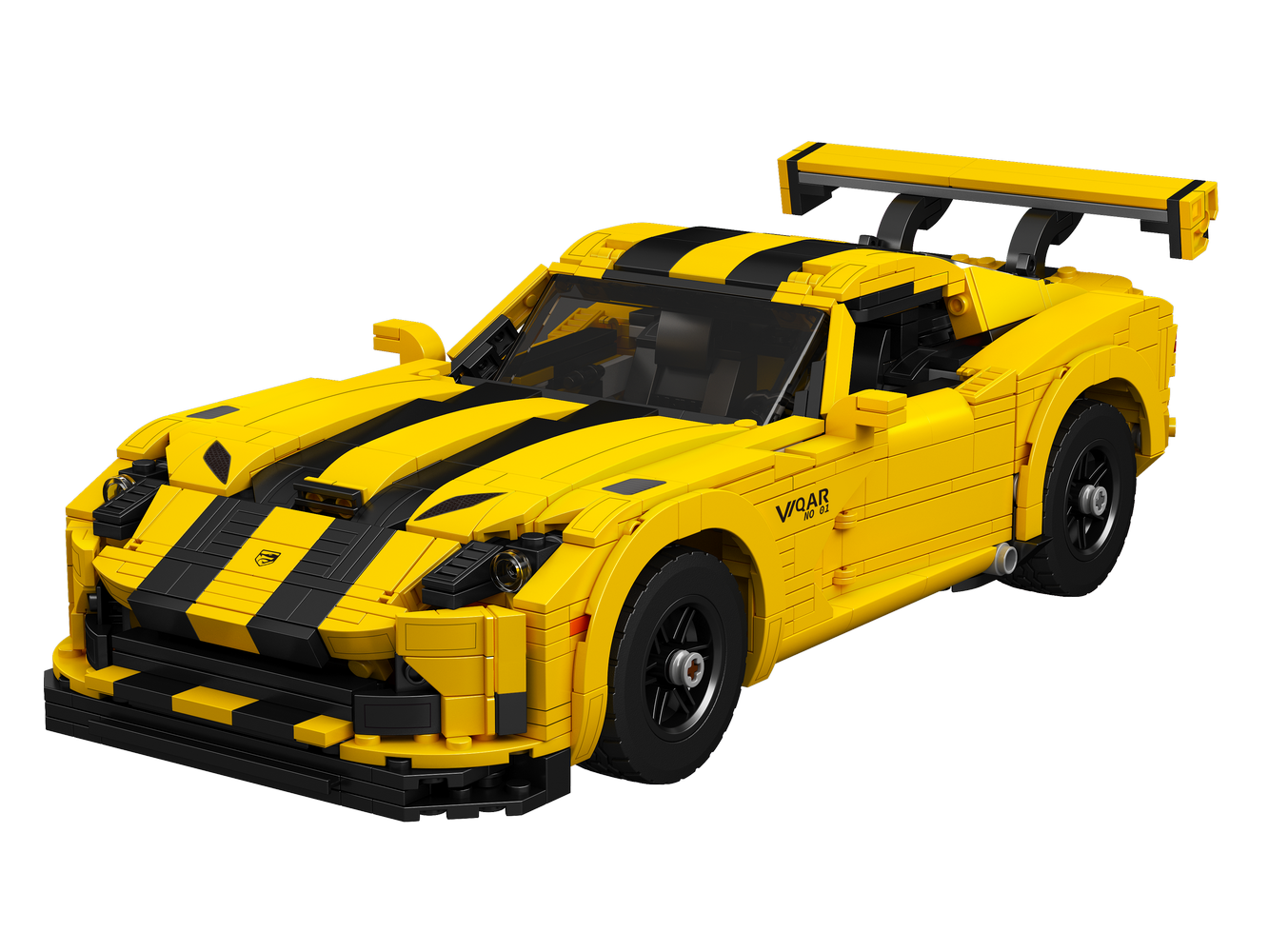 Mould King 10046S D. Viper Sports Car Building Toy Set | 1373 PCS