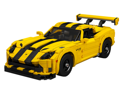 Mould King 10046S D. Viper Sports Car Building Toy Set | 1373 PCS