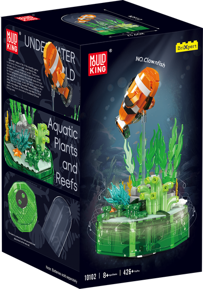 Mould King 10102 Clownfish Music Box with Lightning Building Toy Set | 426 PCS