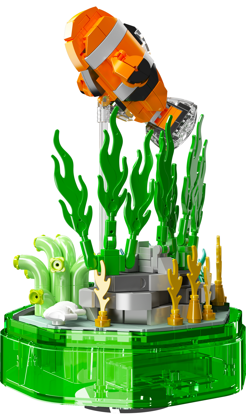 Mould King 10102 Clownfish Music Box with Lightning Building Toy Set | 426 PCS