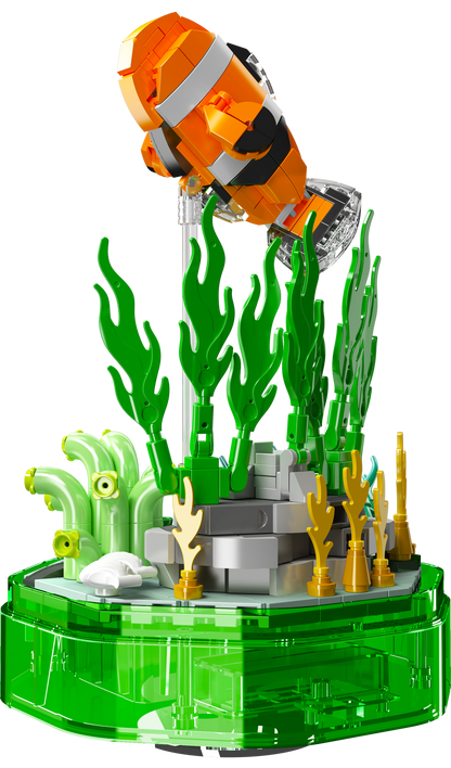 Mould King 10102 Clownfish Music Box with Lightning Building Toy Set | 426 PCS