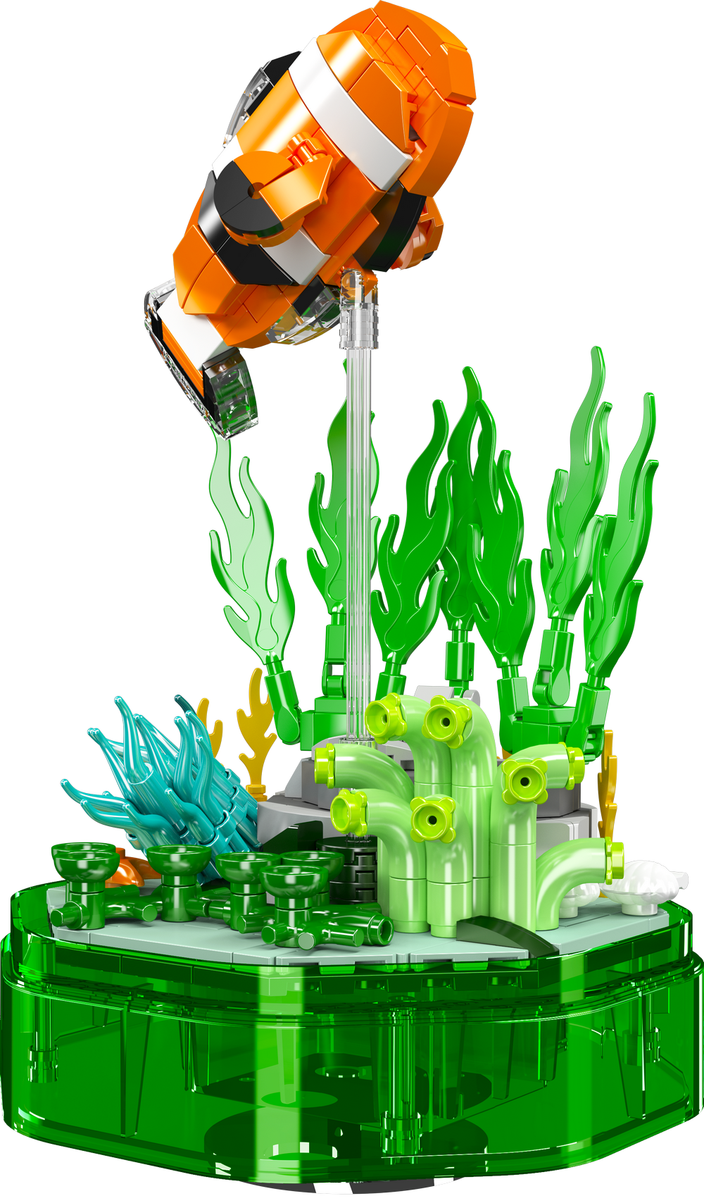 Mould King 10102 Clownfish Music Box with Lightning Building Toy Set | 426 PCS