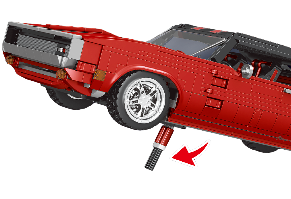 Mould King 10112 Charger Car Model Building Toy Set | 1886 PCS