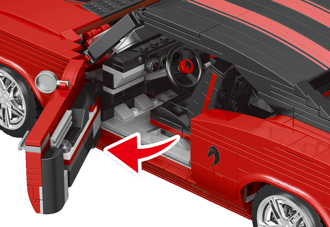 Mould King 10112 Charger Car Model Building Toy Set | 1886 PCS