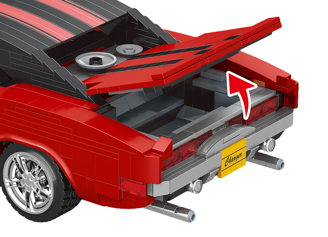 Mould King 10112 Charger Car Model Building Toy Set | 1886 PCS