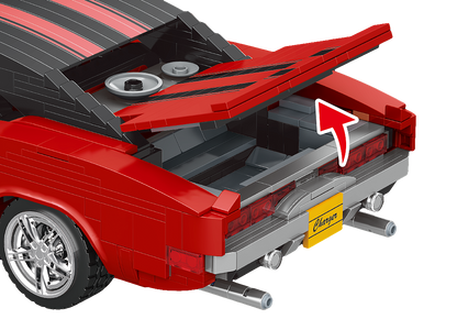 Mould King 10112 Charger Car Model Building Toy Set | 1886 PCS