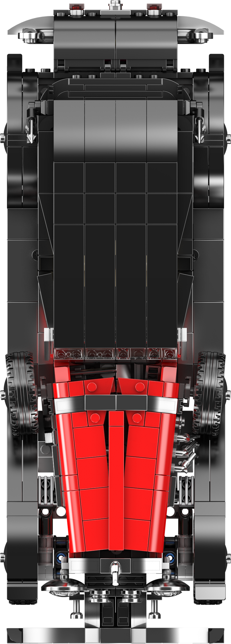 Mould King 10114 Vintage Convertible Car Model Building Toy Set | 1308 PCS