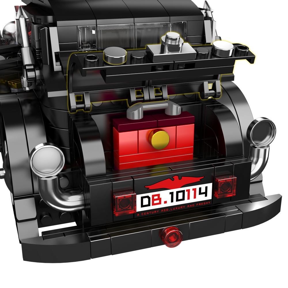 Mould King 10114 Vintage Convertible Car Model Building Toy Set | 1308 PCS