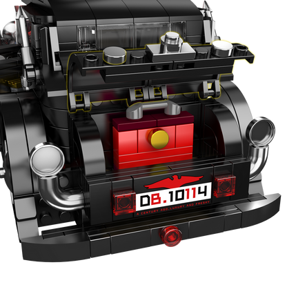 Mould King 10114 Vintage Convertible Car Model Building Toy Set | 1308 PCS