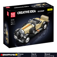 Mould King 10115 Phantom Vintage Car Model Building Toy Set | 897 PCS