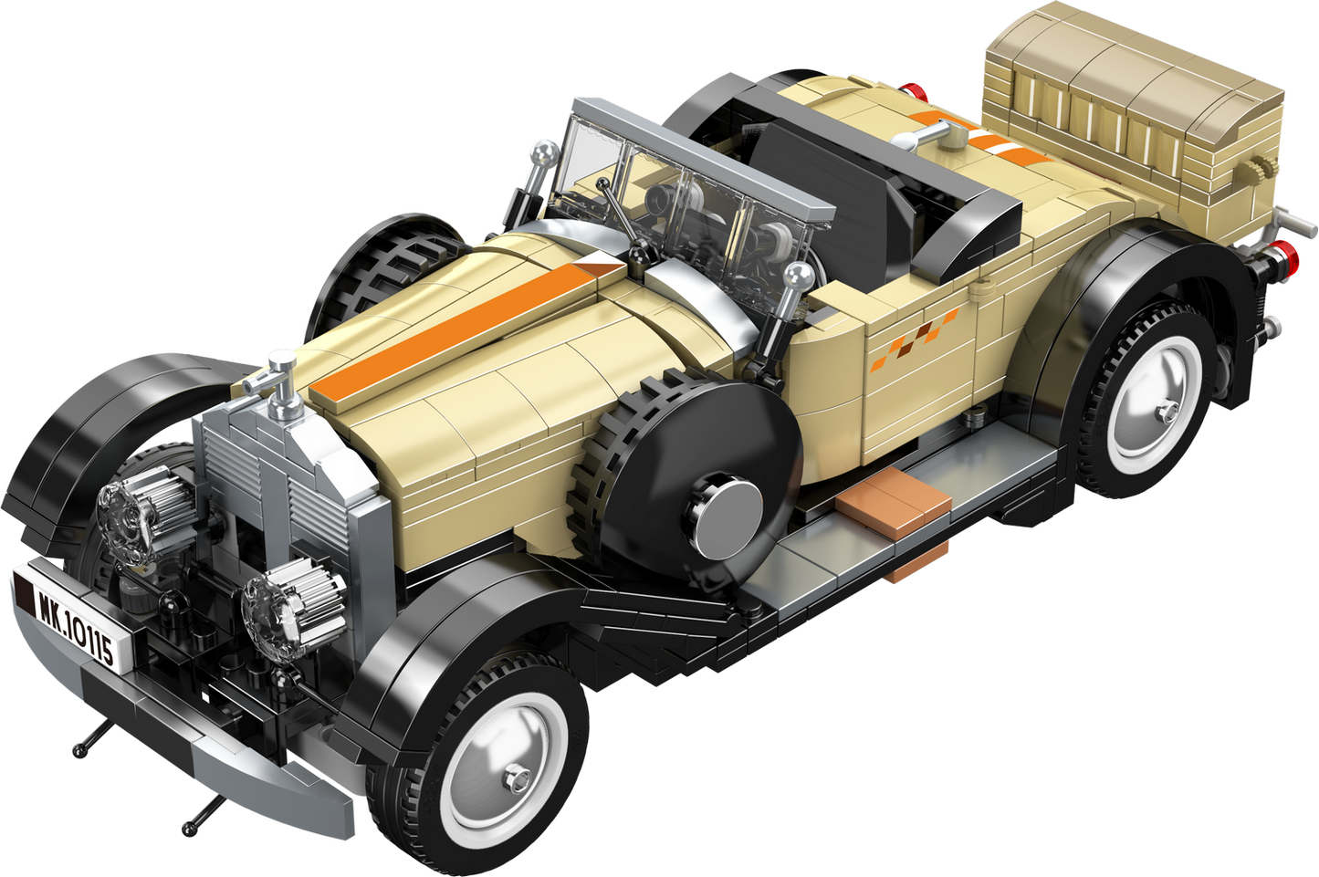 Mould King 10115 Phantom Vintage Car Model Building Toy Set | 897 PCS