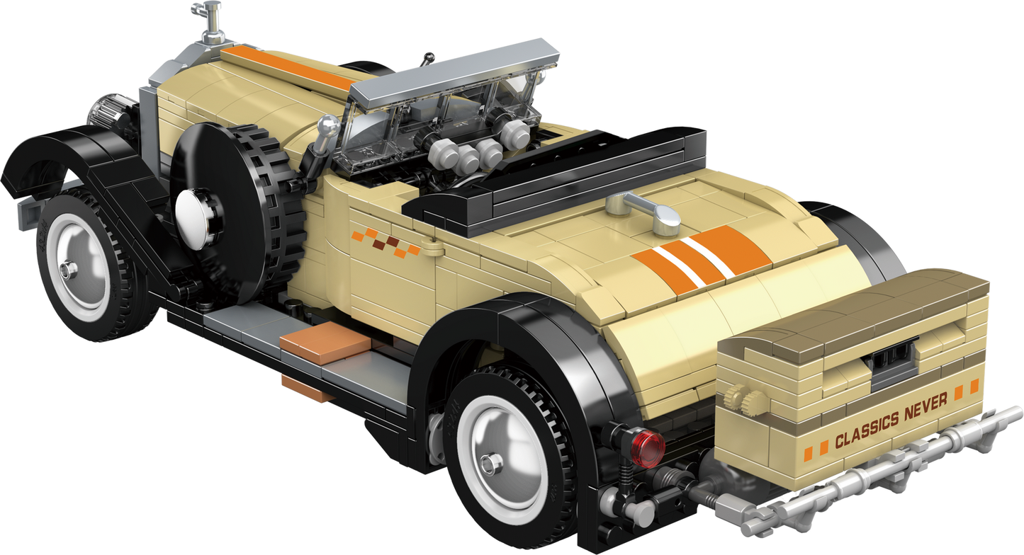 Mould King 10115 Phantom Vintage Car Model Building Toy Set | 897 PCS
