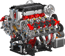 Mould King 10130 Ferrari 488 Motorised V8 Engine Building Toy Set | 2718 PCS