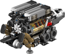 Mould King 10131 Motorized Bugatti W16 Engine Building Toy Set | 952 PCS