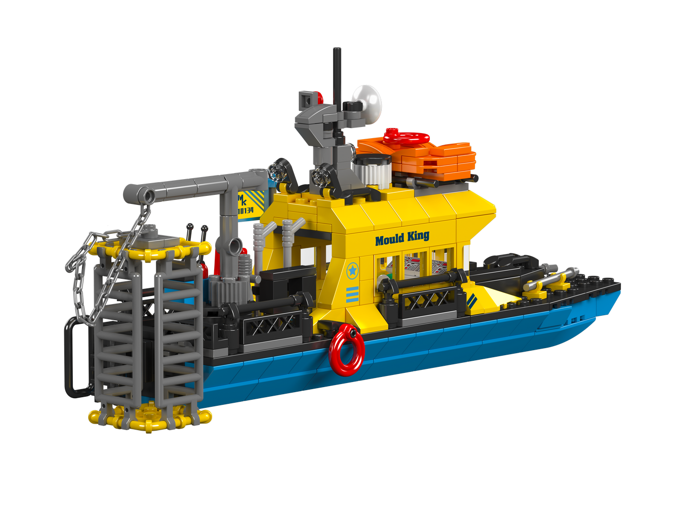 Mould King 10134 Mini Underwater Exploration Ship Building Toy Set | 380 PCS