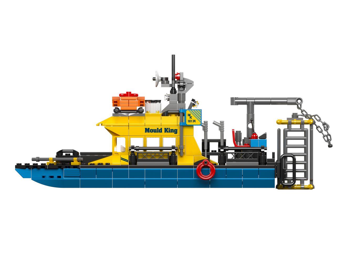 Mould King 10134 Mini Underwater Exploration Ship Building Toy Set | 380 PCS