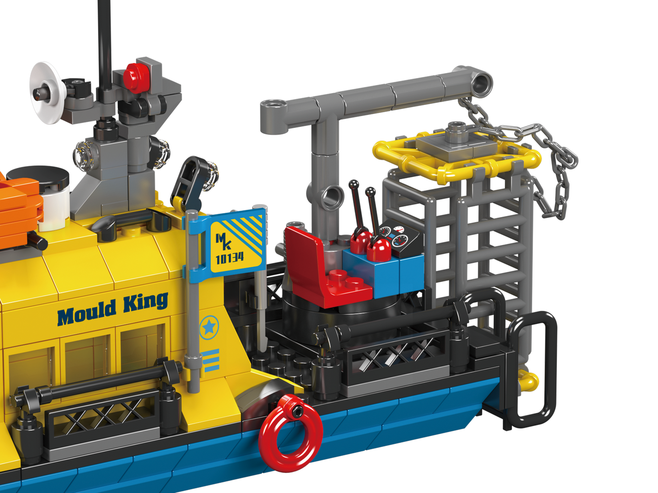 Mould King 10134 Mini Underwater Exploration Ship Building Toy Set | 380 PCS
