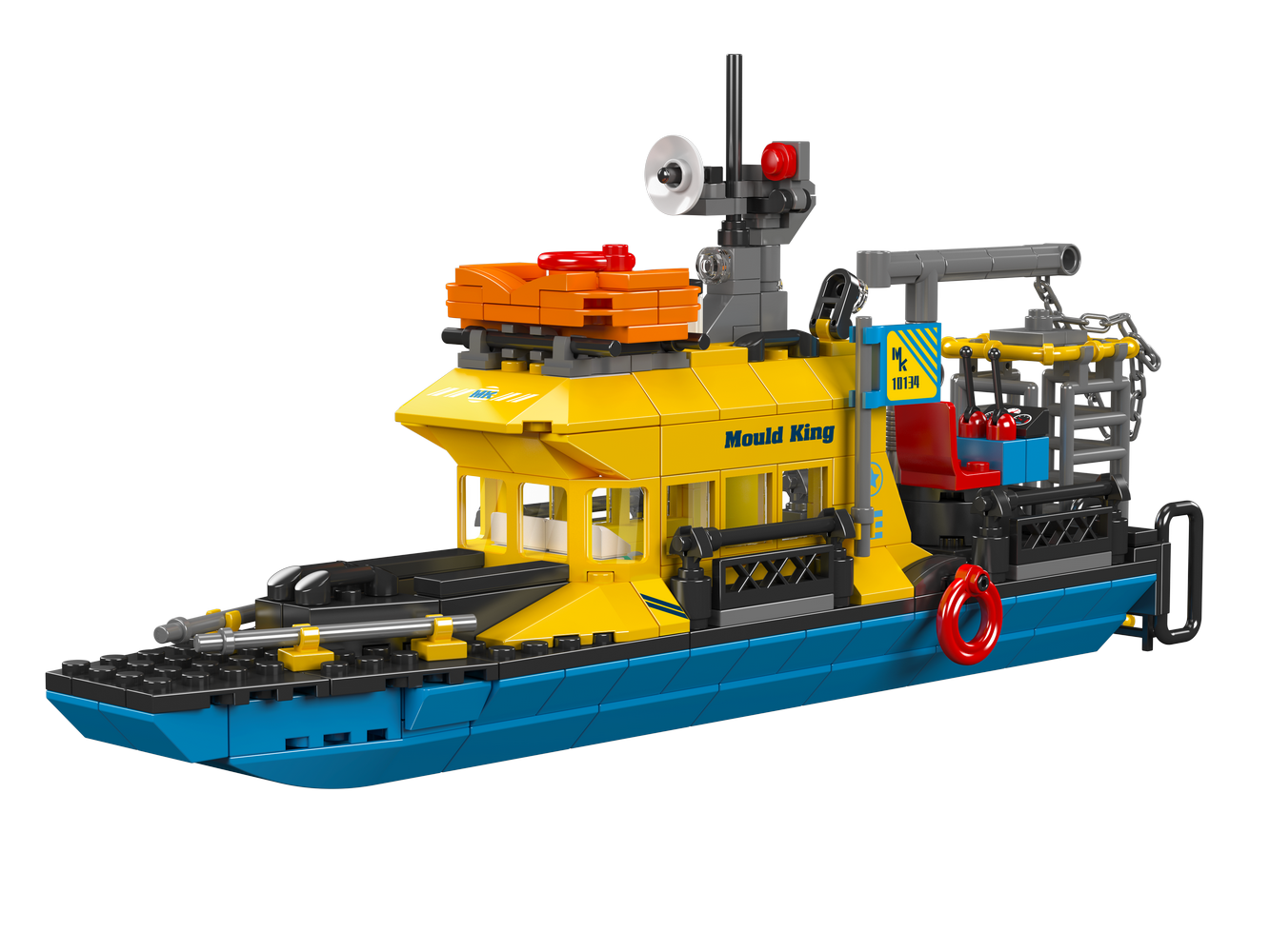 Mould King 10134 Mini Underwater Exploration Ship Building Toy Set | 380 PCS