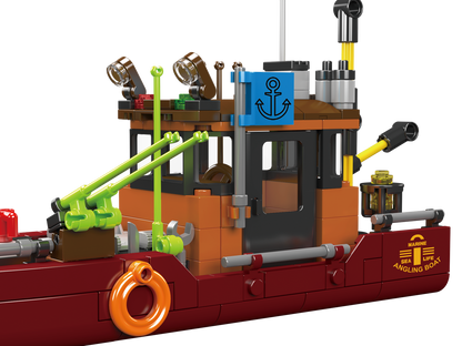 Mould King 10135 Angling Boat Building Toy Set | 403 PCS