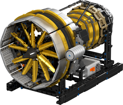 Mould King 10141 Motorized Jet Engine Building Toy Set | 2256 PCS