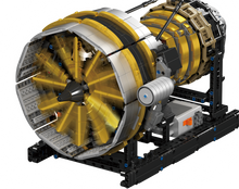 Mould King 10141 Motorized Jet Engine Building Toy Set | 2256 PCS