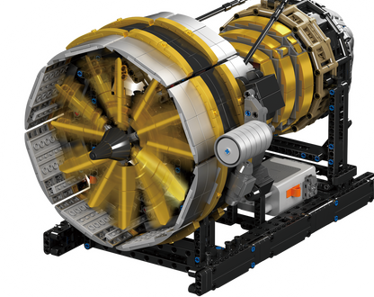 Mould King 10141 Motorized Jet Engine Building Toy Set | 2256 PCS