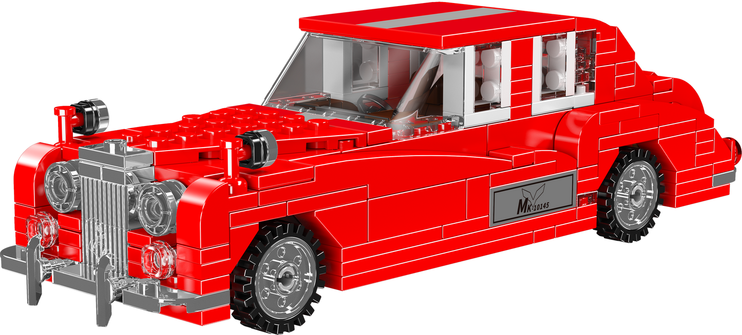 Mould King 10145 RR Lunaz Vintage Car Model Building Toy Set | 433 PCS