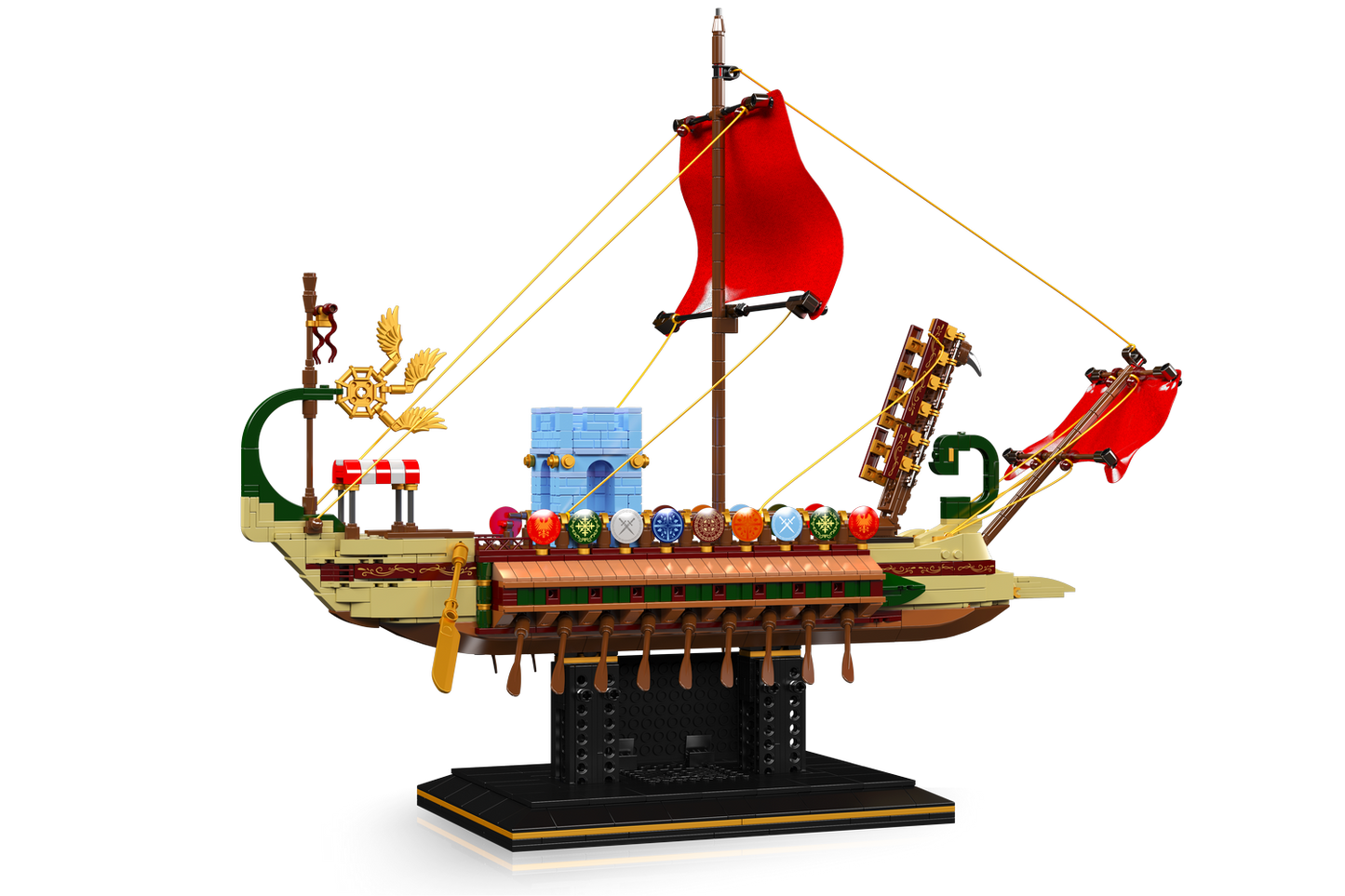 Mould King 10156 Ship Roman Imperium Warship Building Toy Set | 1466 PCS