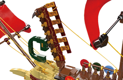 Mould King 10156 Ship Roman Imperium Warship Building Toy Set | 1466 PCS