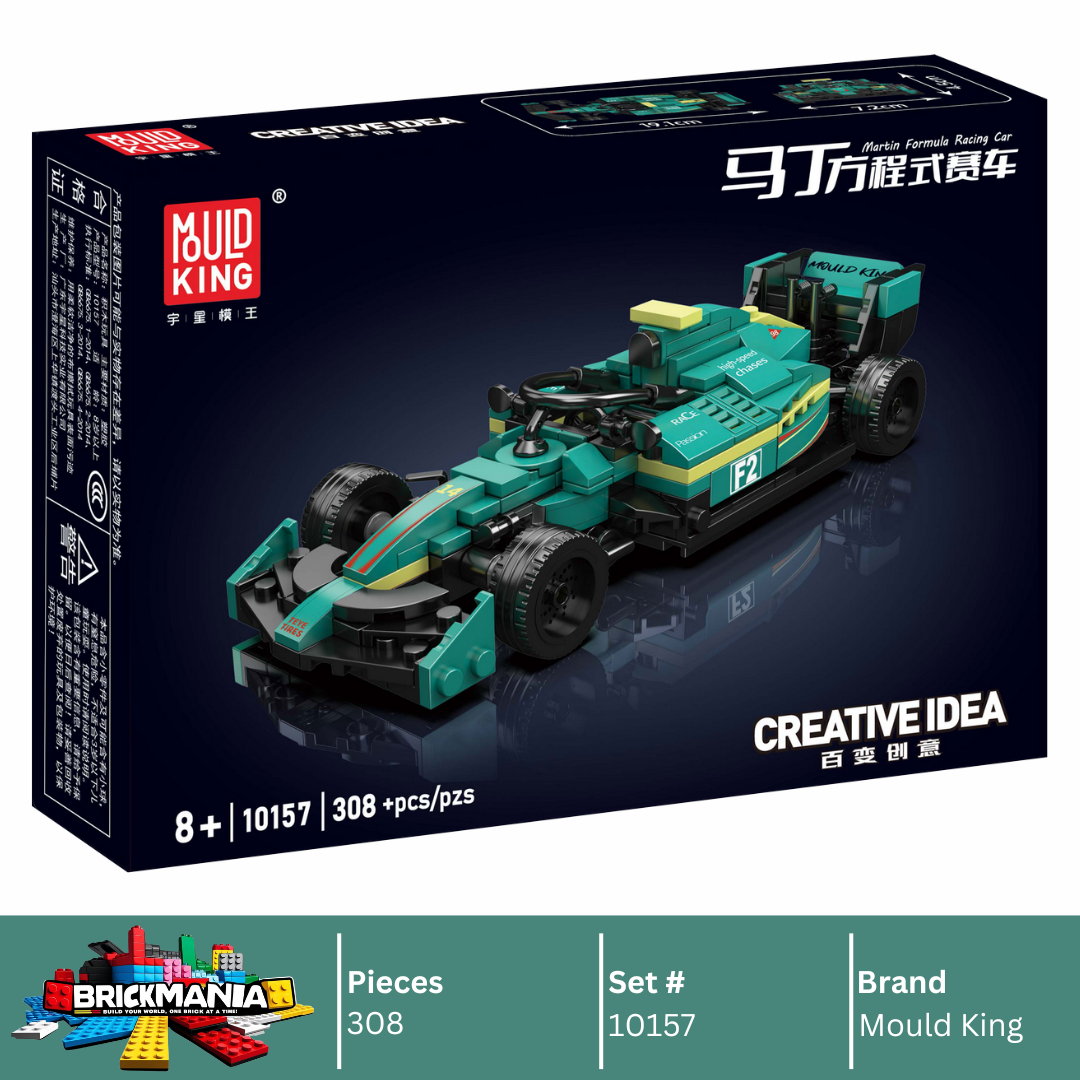Mould King 10157 Wheels Martin Formula F2 Racing Car Building Toy Set | 308 PCS